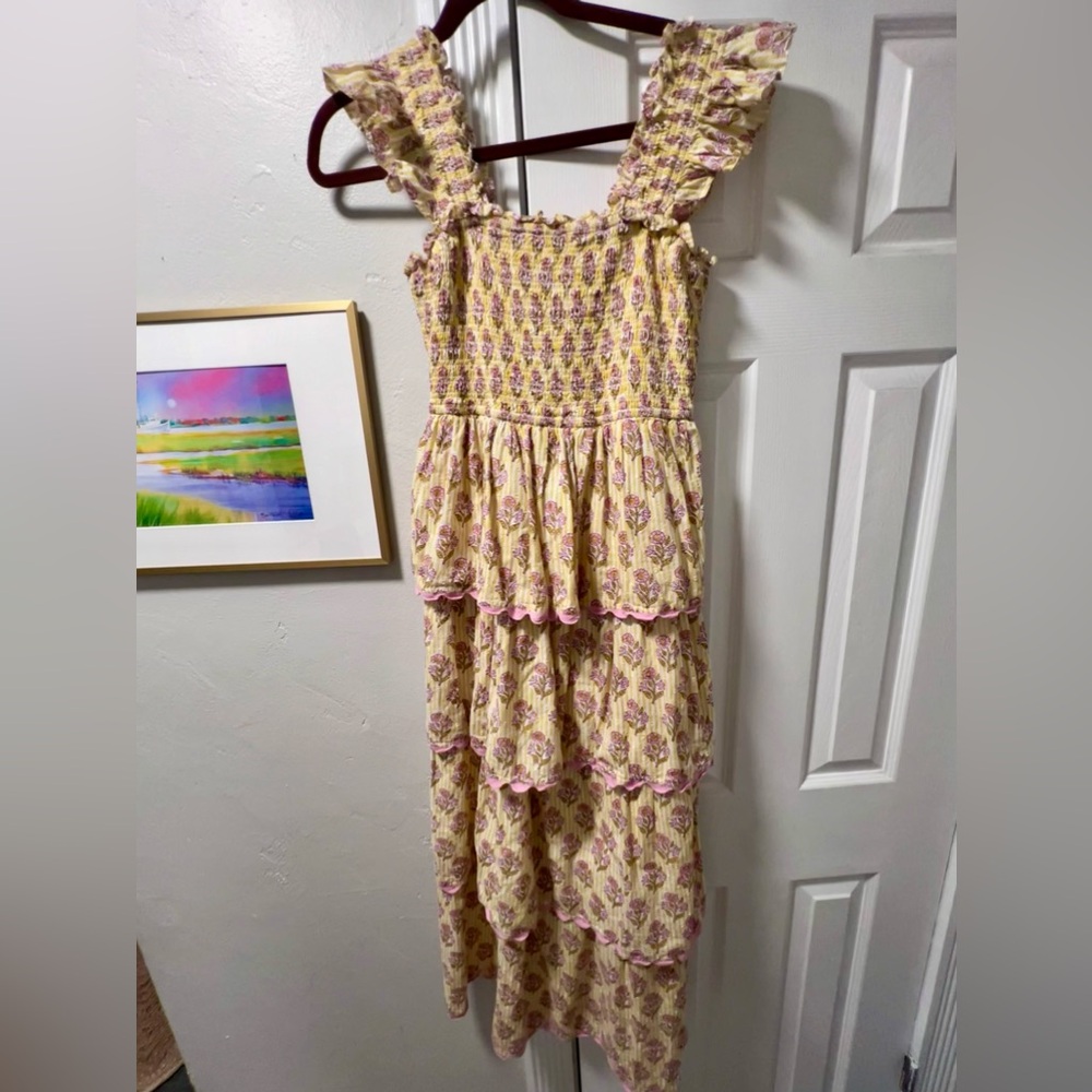 Saylor Teodora Pink Lemonade Dress Sz M
